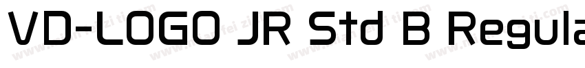 VD-LOGO JR Std B Regular字体转换